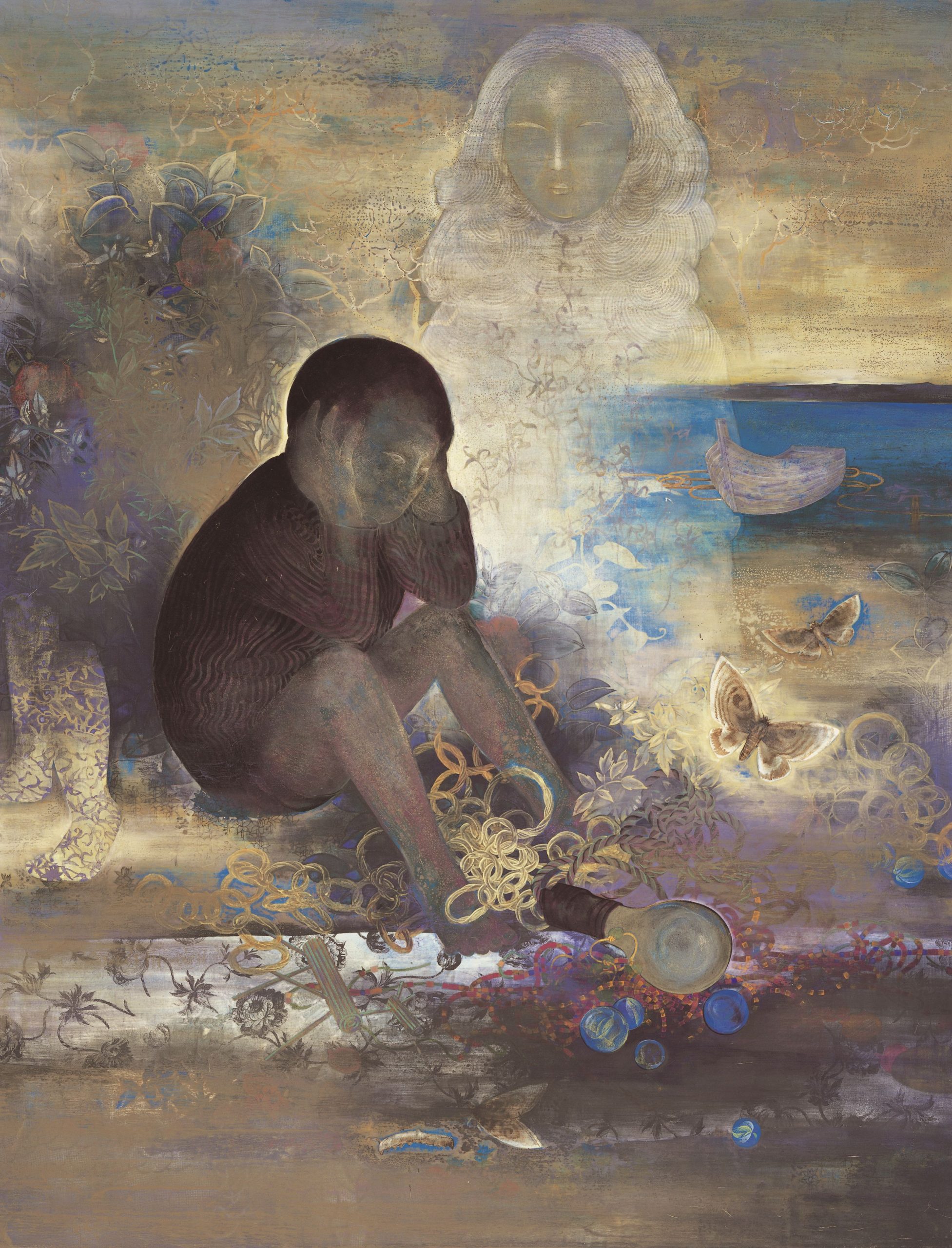 竹内浩一《耳鳴り》昭和47年(1972)　今治市大三島美術館蔵