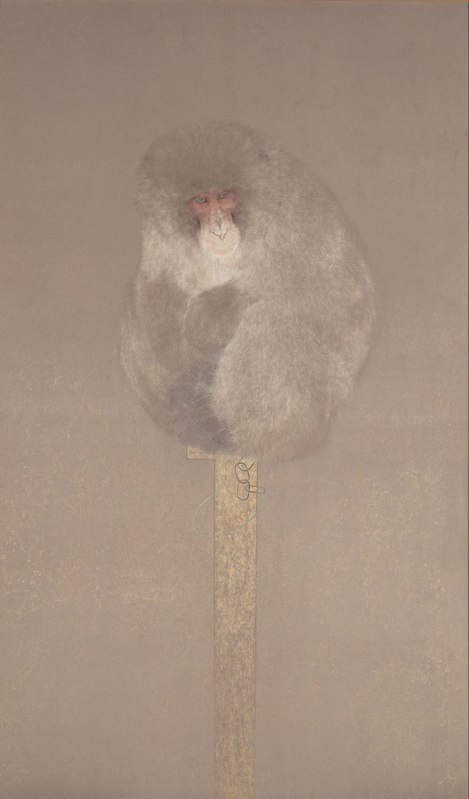 竹内浩一《蓑Ⅰ》昭和63年(1988)　個人蔵